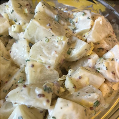 Zesty and creamy! Delish!