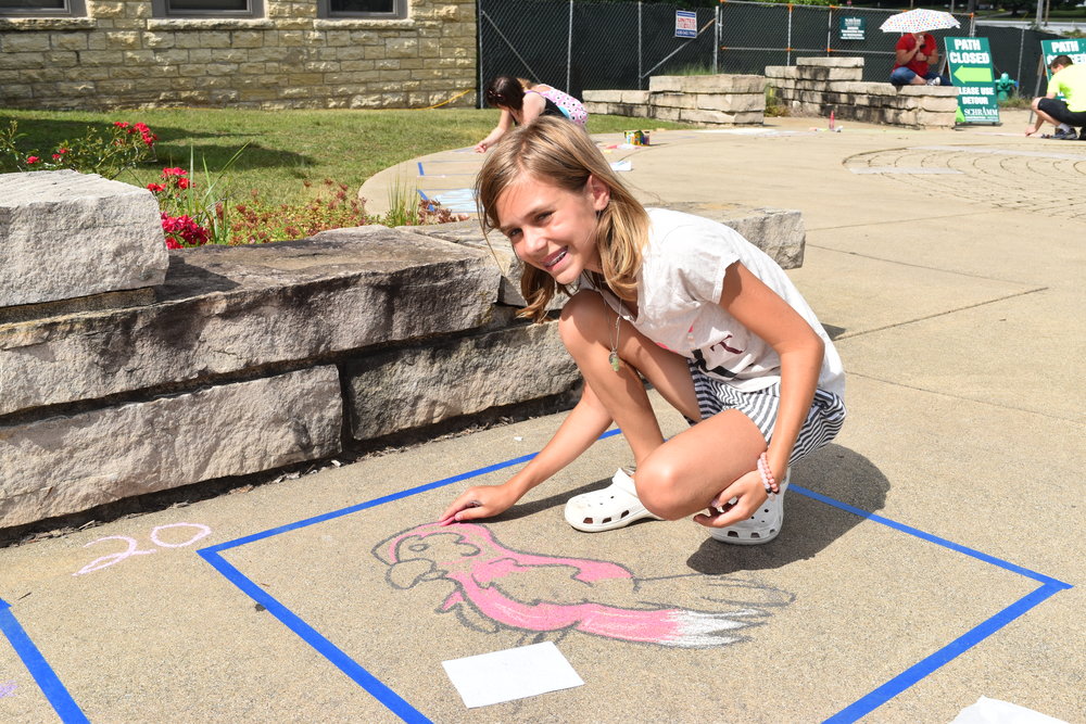 Sidewalk Chalk Drawing Contest Windmill City Festival