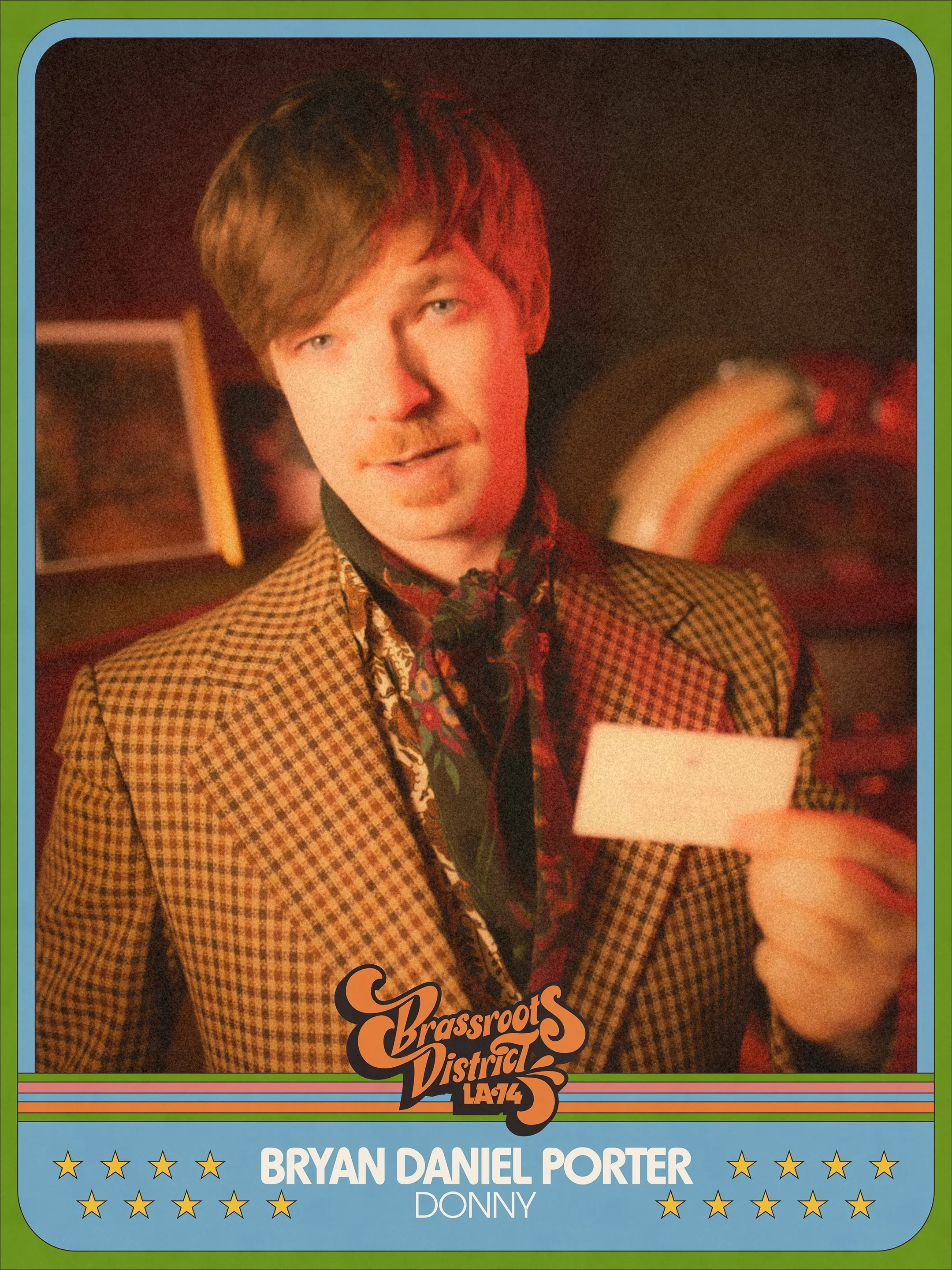 BRYAN DANIEL PORTER (Donny Davis) works in film, theater, television and videogames. Variety Magazine called him “The MVP Among Performers” for leading Reefer Madness, produced by Kristen Bell and Alan Cumming. Next: Wings of Freedom with Eva Longori