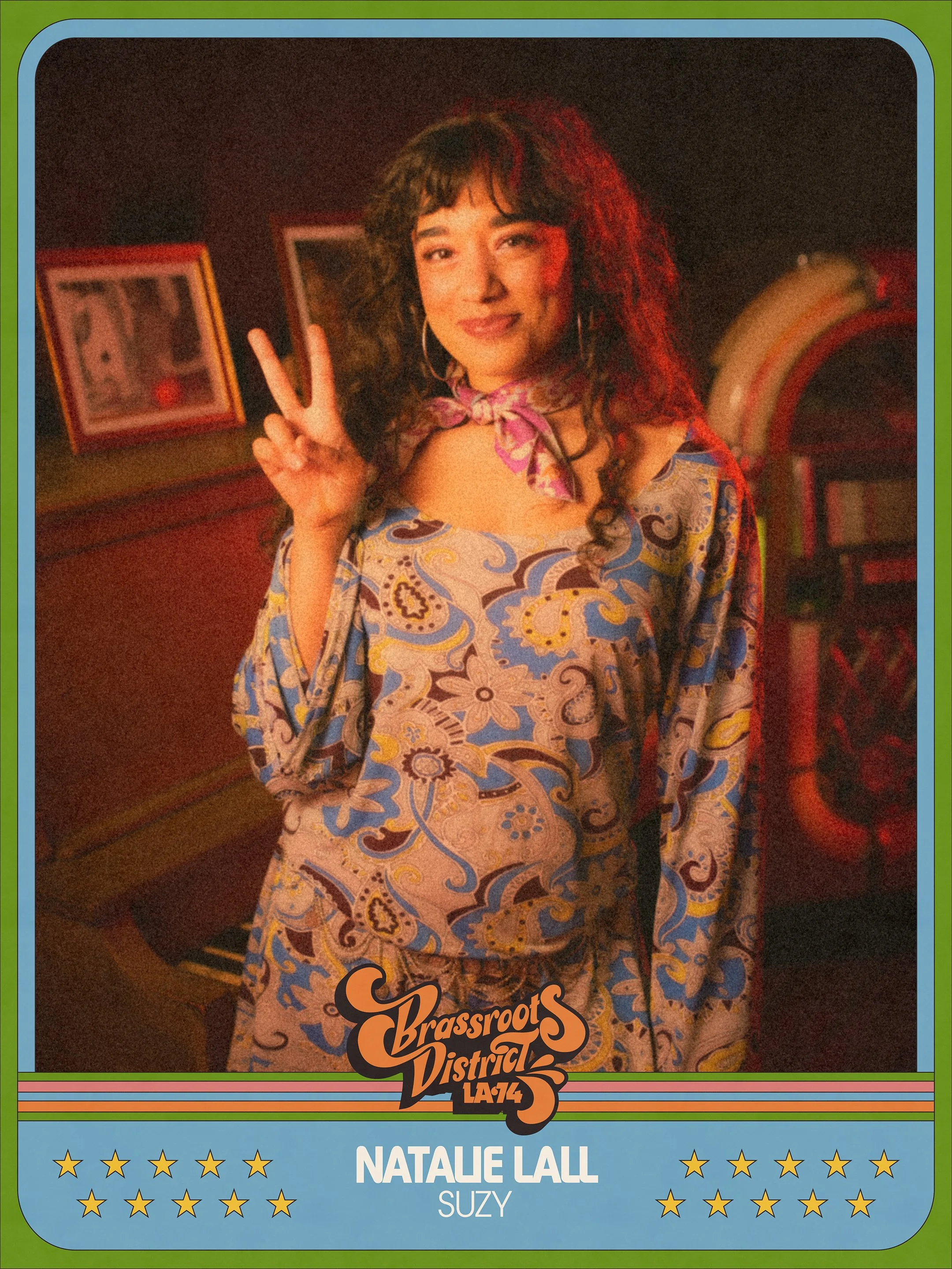 NATALIE LALL (Suzy / Nancy and Cassie the Brassie Swing) acts, sings, writes stories, births songs, spins rituals, develops immersive experiences, and is generally into resisting fascism. Her debut album "MULTIRACIAL PRINCESS" will be out by the end 