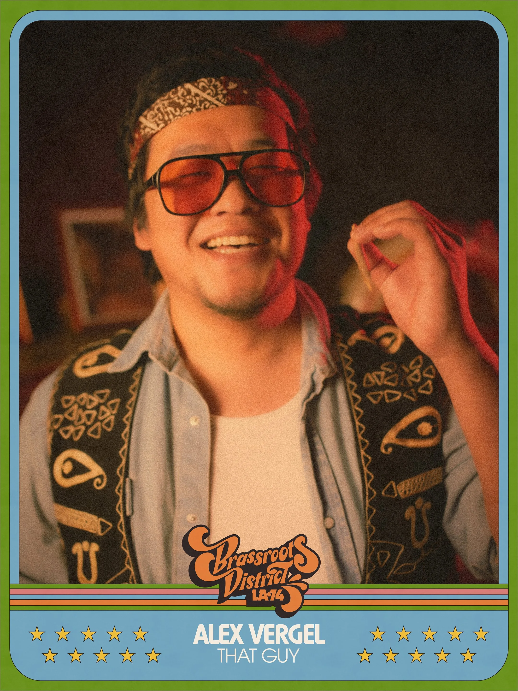 ALEX VERGEL (That Guy) What an absolute joy and blessing it is to return to this funktastic voyage with hottest band in town! I’ve had the great fortune of spending my time between 1973 and 1974 involved in immersive productions, a production of Lisa