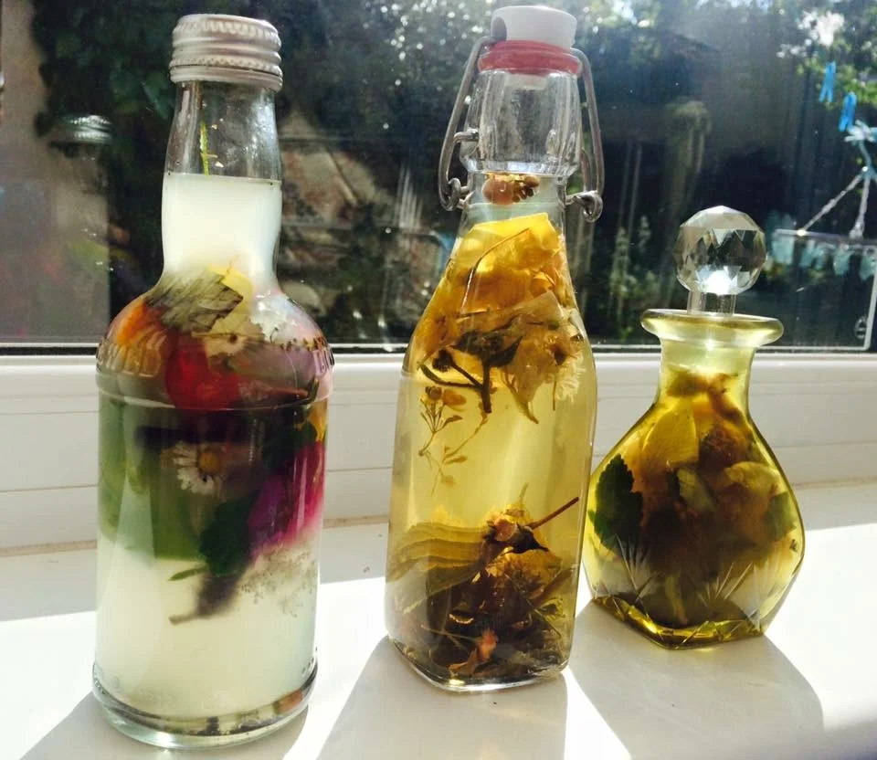  My Pusanga potions at home. I have one for love, one for health and one for protection.  