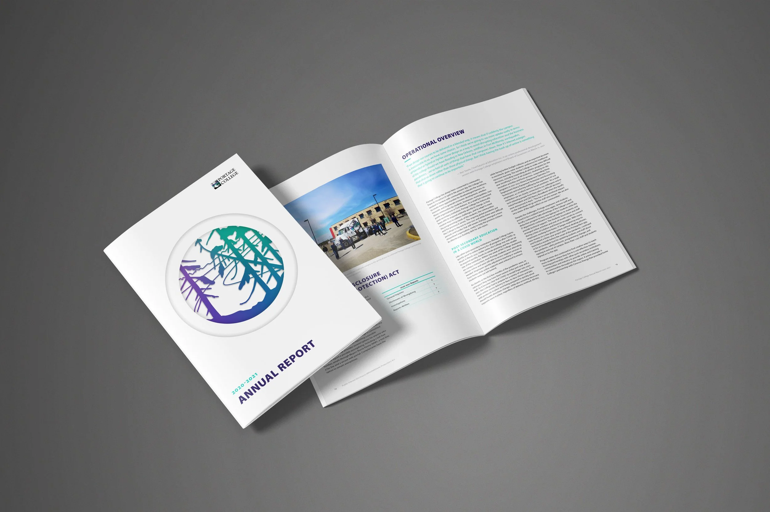 Annual Report Booklet Design