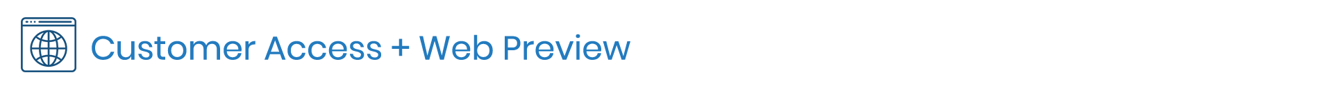 intelliStatement utilizes Customer Access Plus to include web preview capabiltiies.