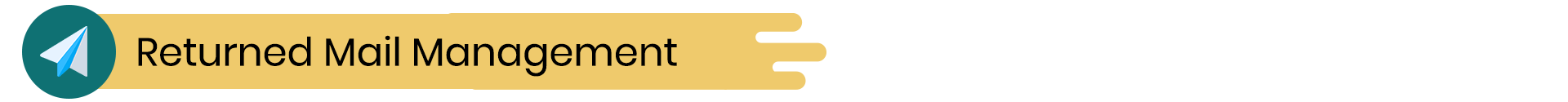 Exact Plus Feature - Returned Mail Management