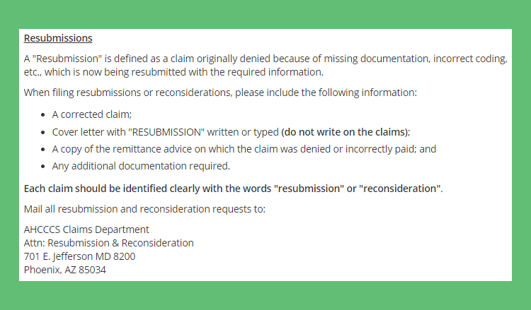 How to Speed Up Your Denied Claims Resubmission Process — Etactics