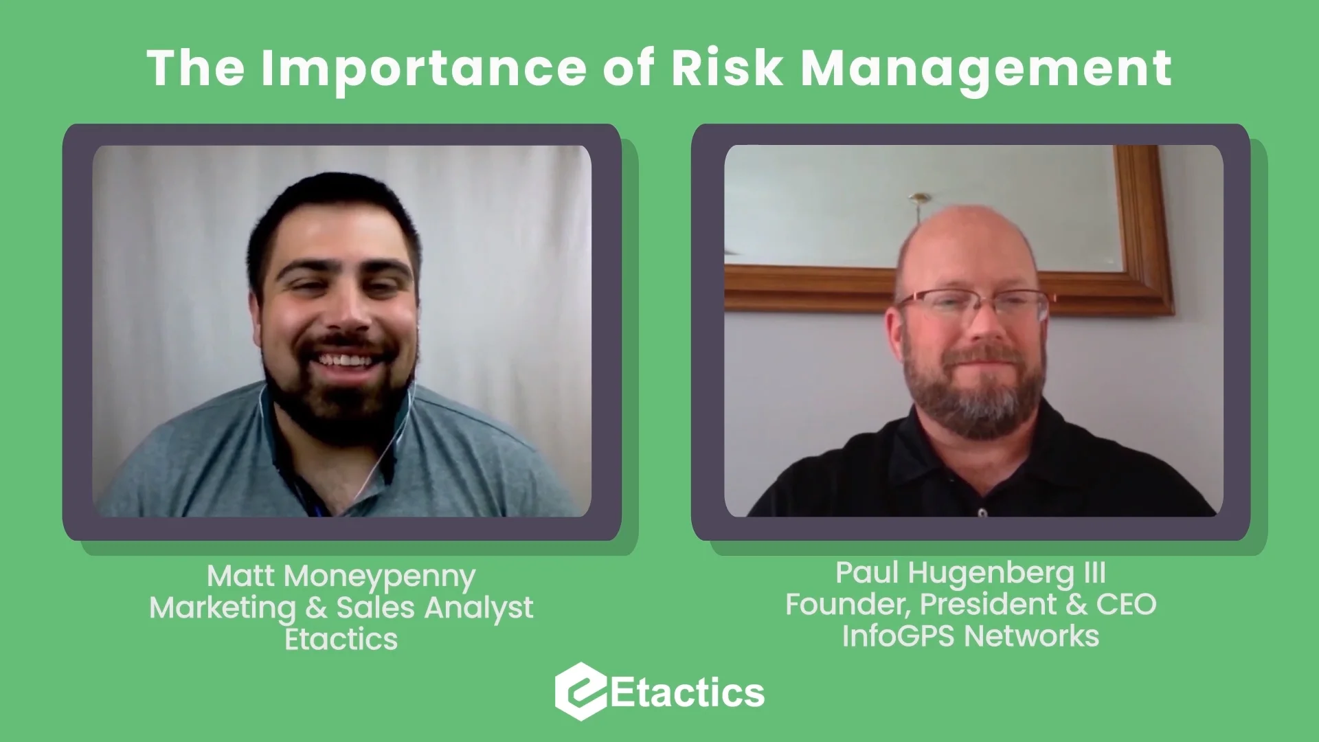 We Spoke with Paul Hugenberg III, Founder and CEO of InfoGPS Networks, About The Importance of Risk Management