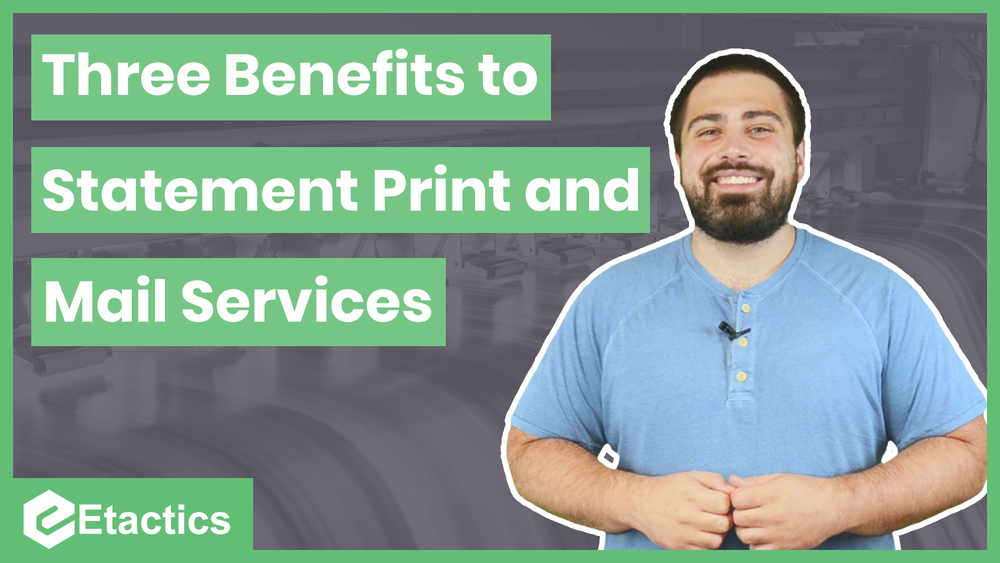 Proven of Statement Printing and Mailing Services — Etactics