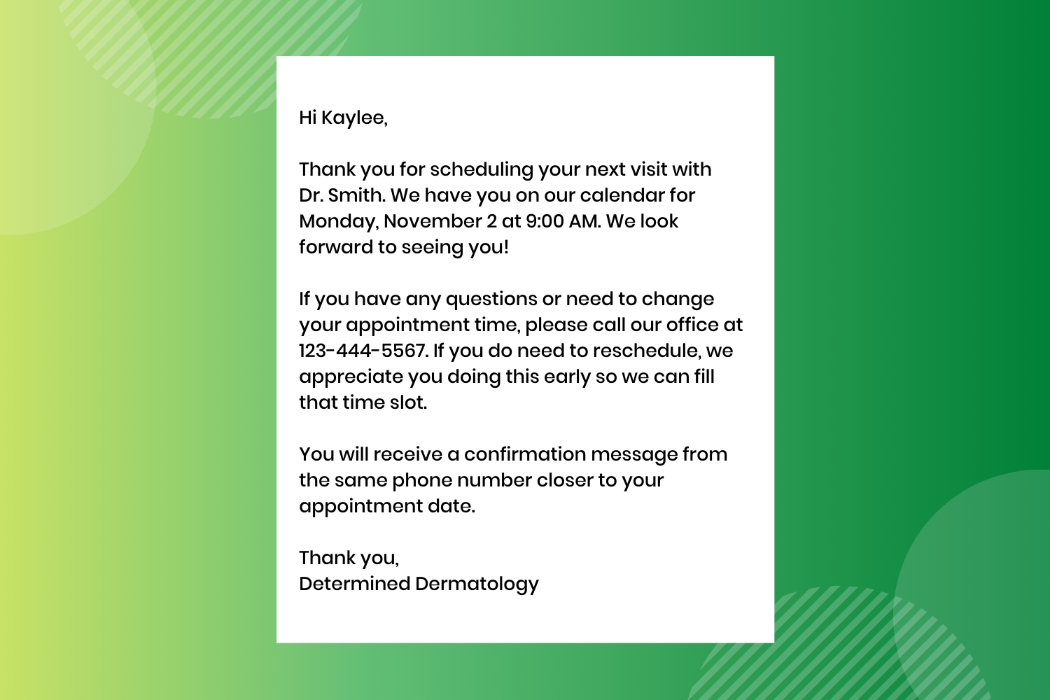 Appointment Reminder Templates That Actually Work — Etactics