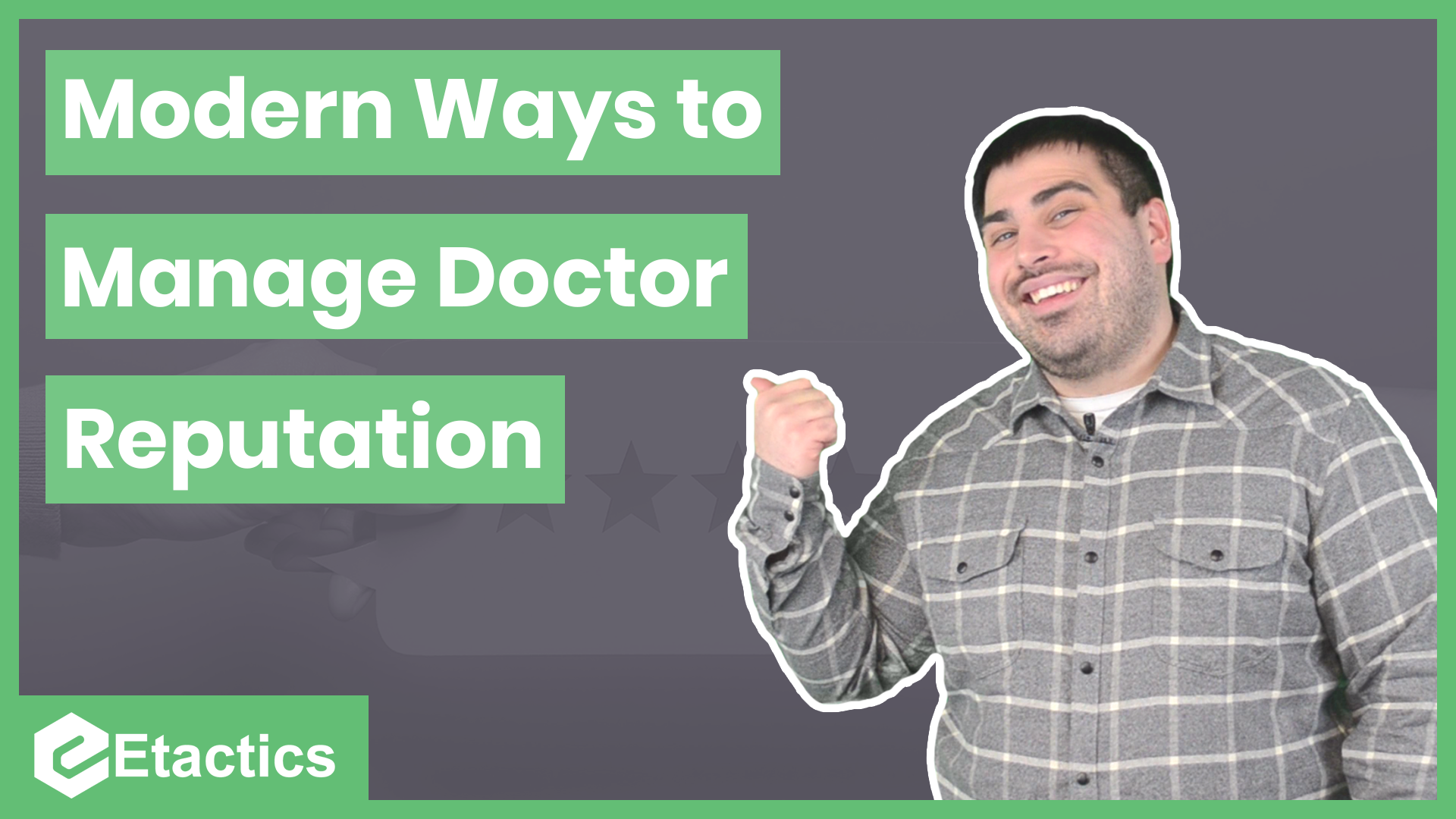 Doctor Reputation Management: How to Take and Avoid The L — Etactics