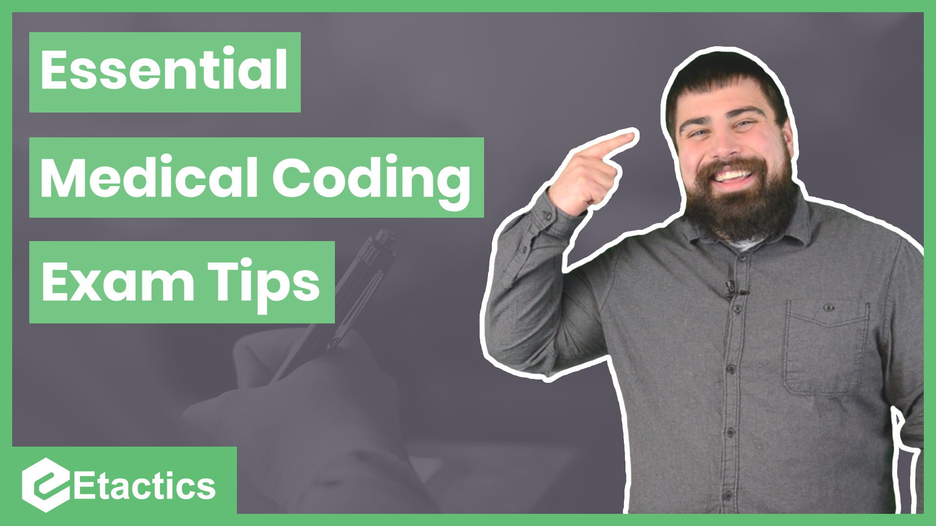 Medical Coding Exam Prep and Tips From Certified Coders — Etactics
