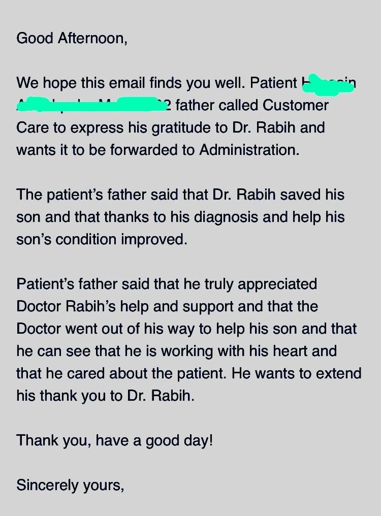 Example Of Thank You Letter To Hospital Staff Example Of Thank You Letter To Hospital Staff