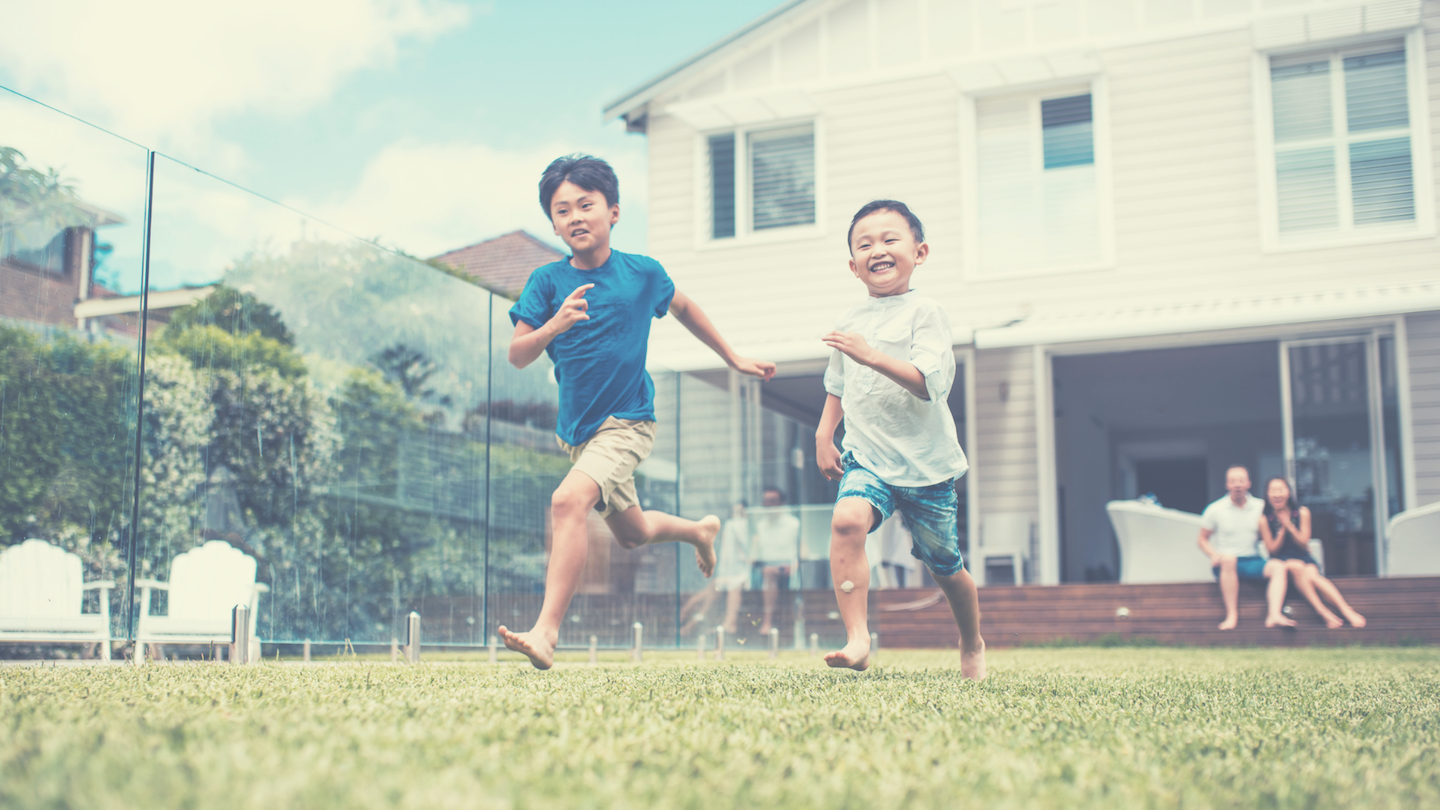 I have kids but no great outdoor space for them to play. Start a project