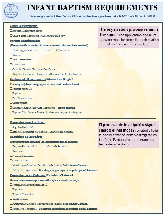 Baptism — Holy Innocents Catholic Church