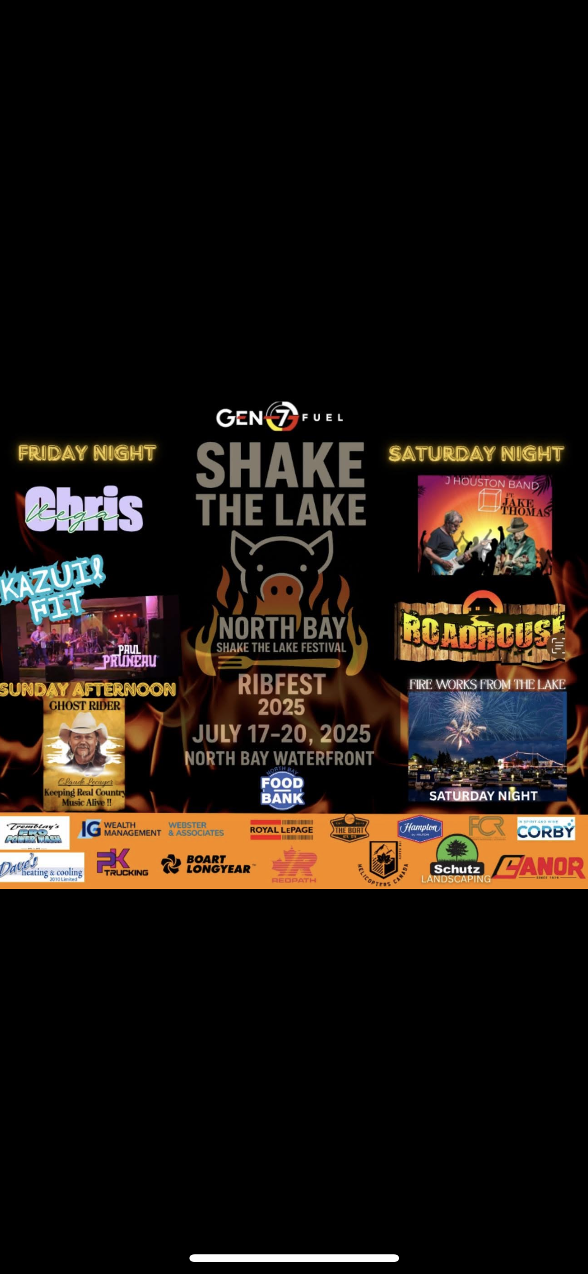 SHAKE THE LAKE RIBFEST / NORTH BAY WATERFRONT