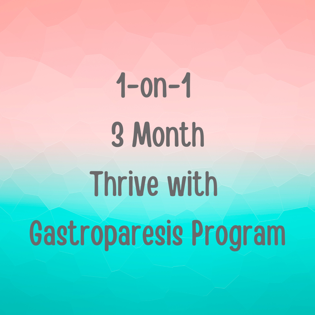 1on1 Gastroparesis Program — Real Peel Juice & Nutrition