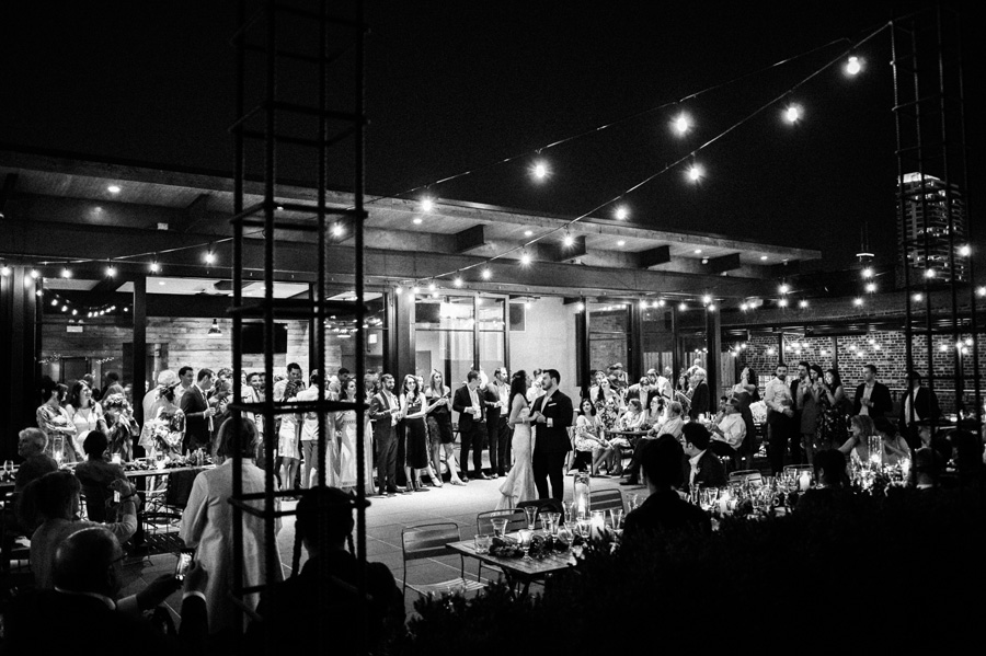 First dance at wedding reception.