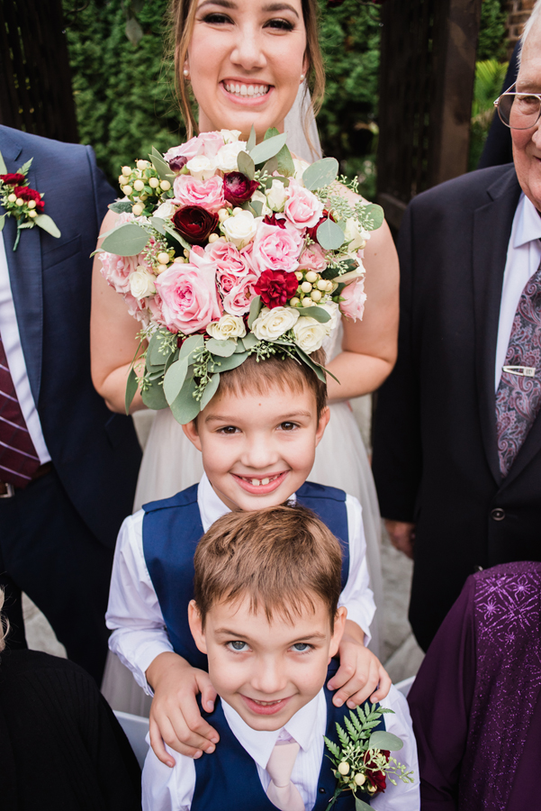Fun shot during family portraits.