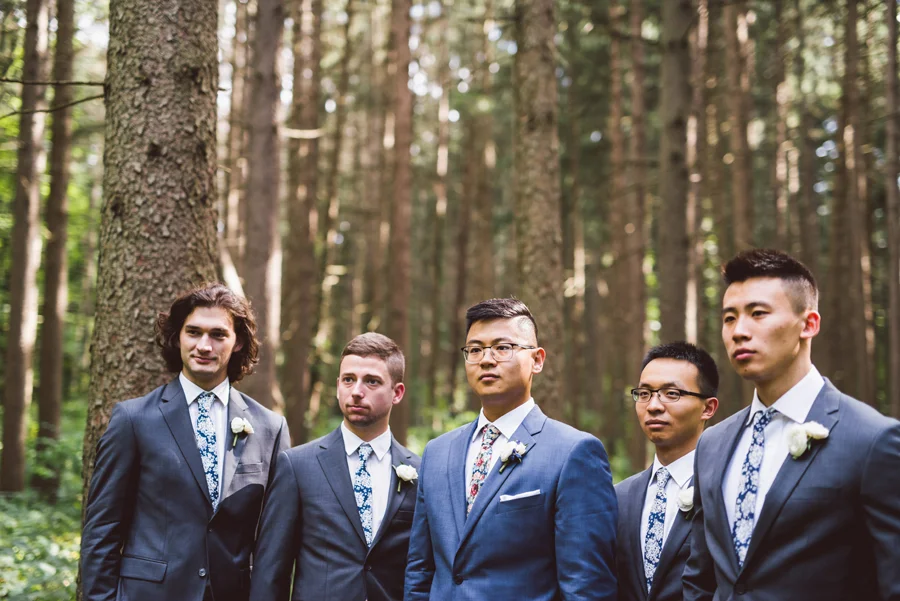 Groom and groomsmen.