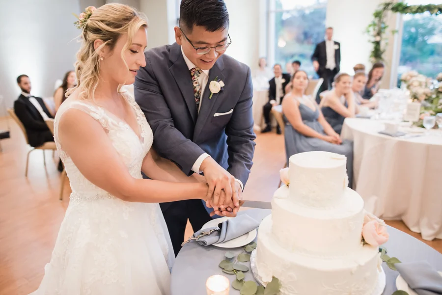 Cake cutting.