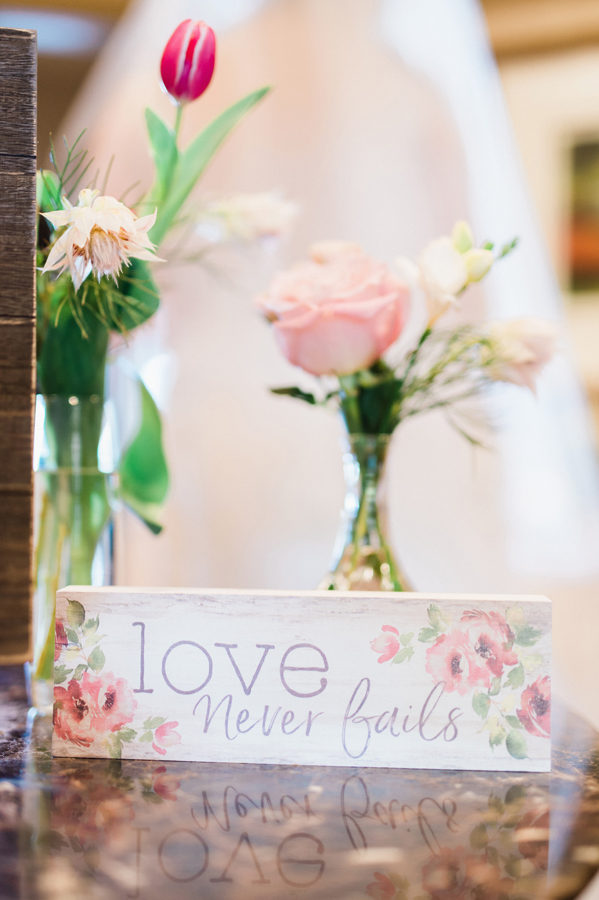 Wedding reception decor.