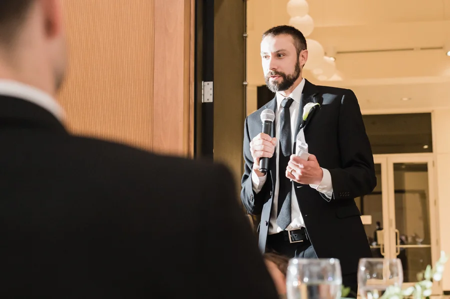 Best man speech.