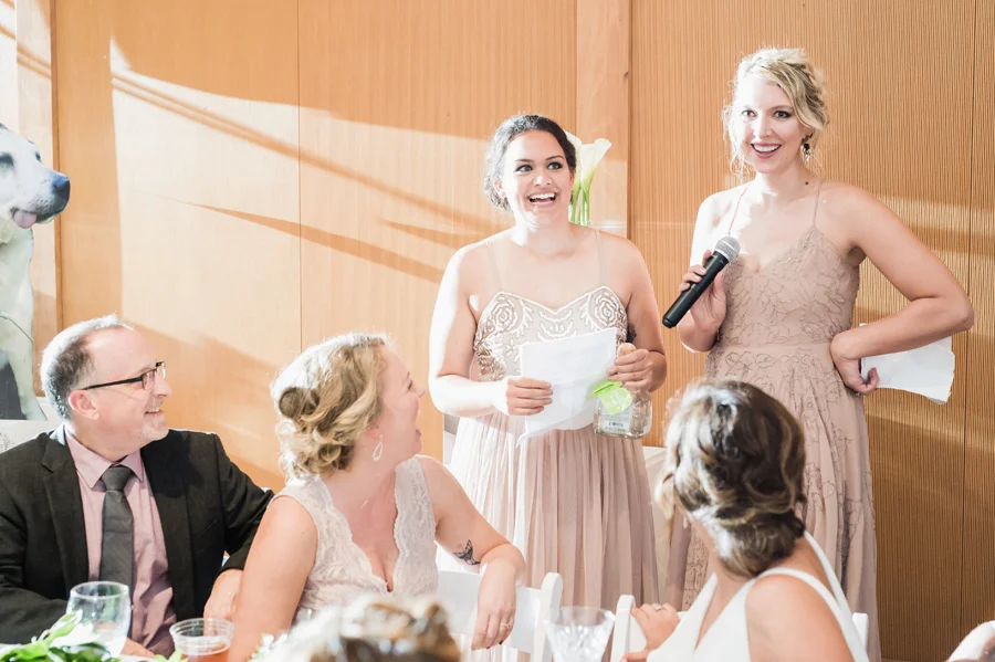 Maid of honor speeches.