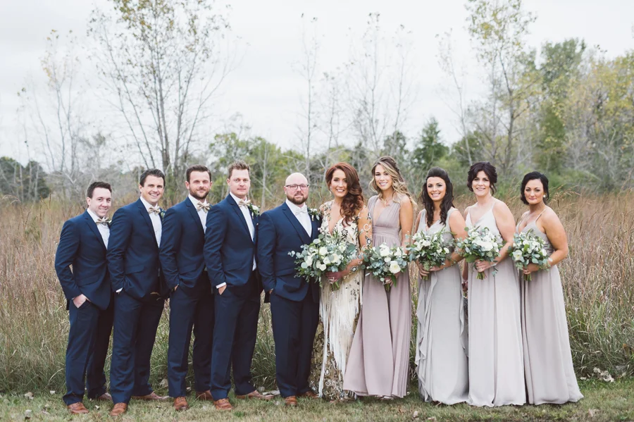 Bridal party portrait.