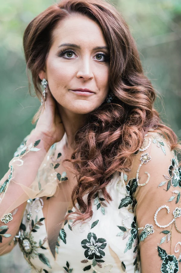 Portrait of bride.