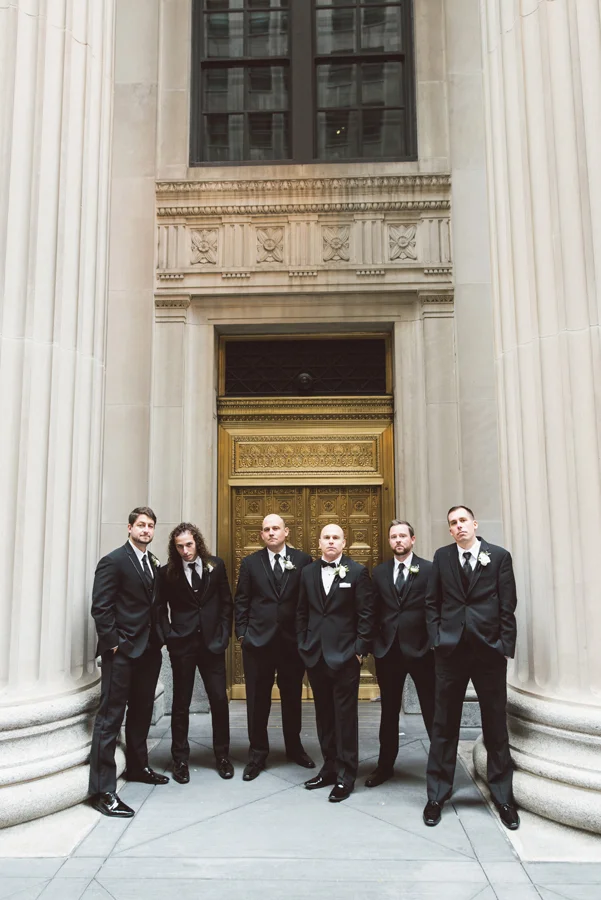 Groomsmen.