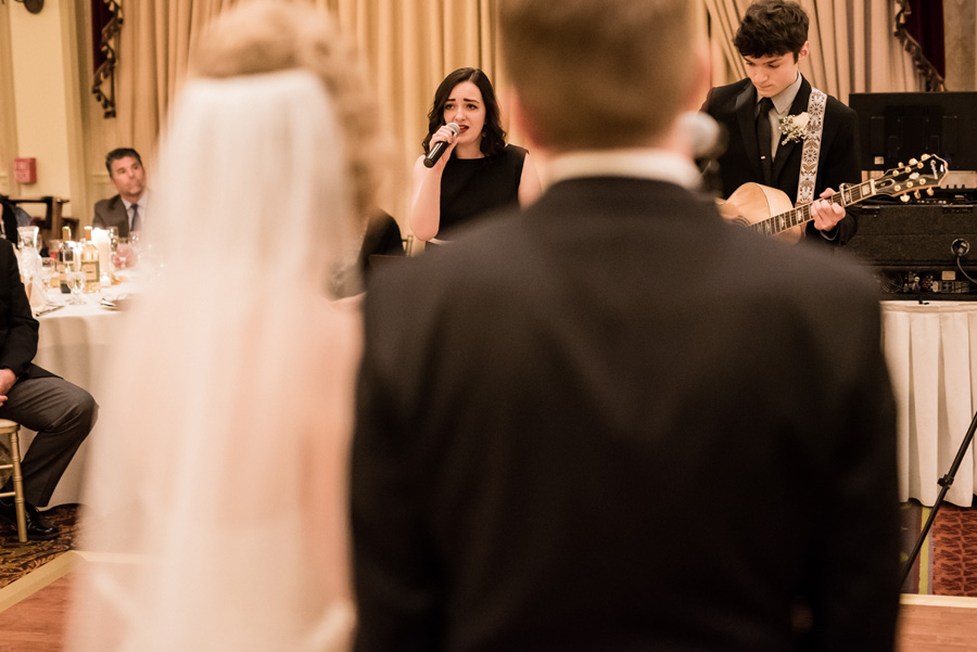 Wedding ceremony at the Carleton in Oak Park.