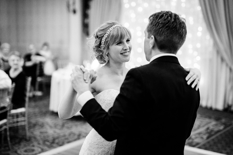 Wedding reception at the Carleton in Oak Park.