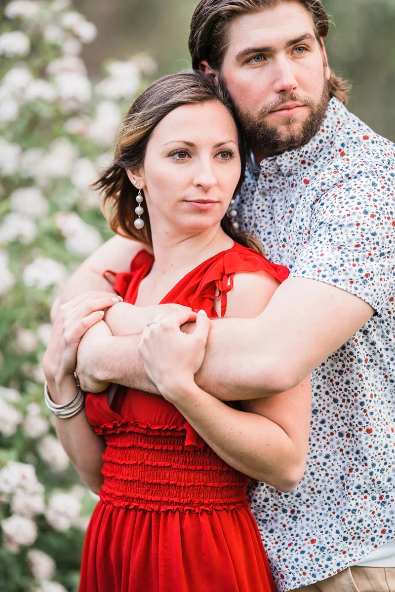 Morton Arboretum, Lisle, Illinois. Engagement photography by Two Birds Photography. Classic, low-key, and natural. Serving Chicago and the suburbs.
