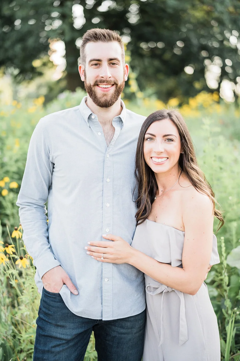 Chicago, IL. Engagement photography by Two Birds Photography. Classic, low-key, and natural. Serving Chicago and the suburbs.