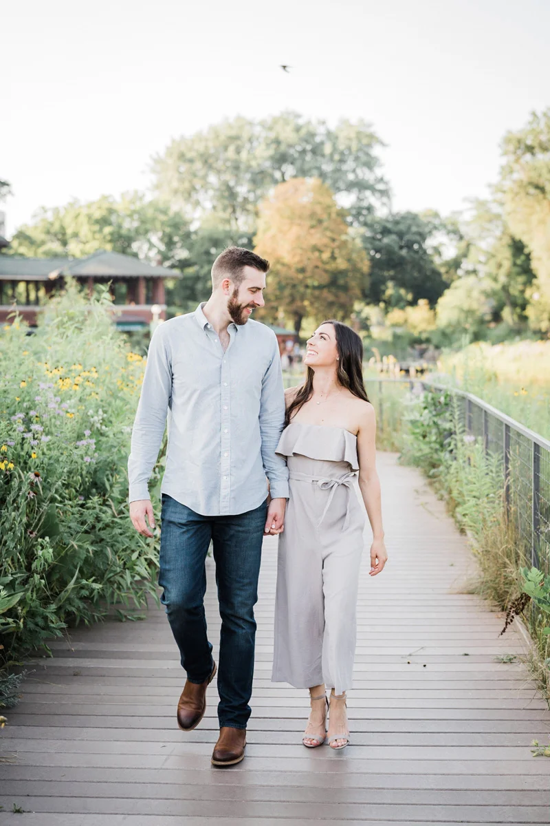 Chicago, IL. Engagement photography by Two Birds Photography. Classic, low-key, and natural. Serving Chicago and the suburbs.