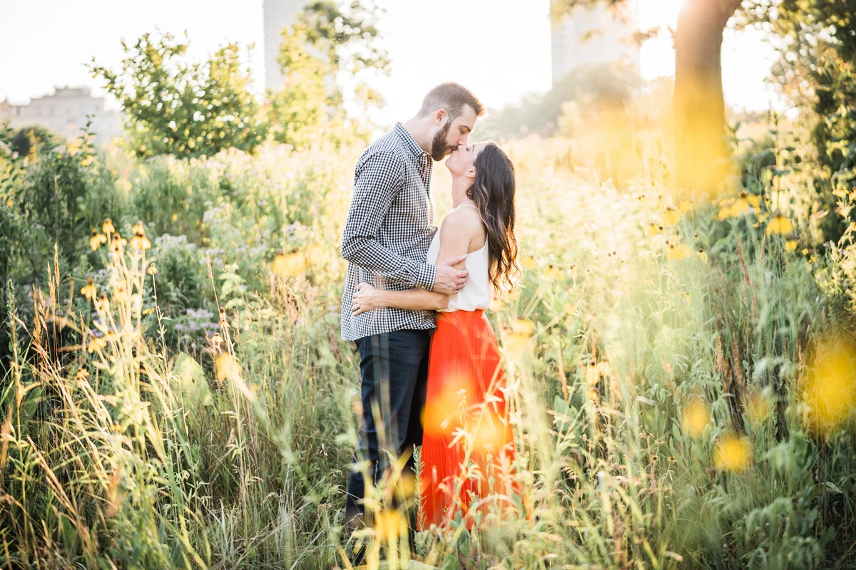 Chicago, IL. Engagement photography by Two Birds Photography. Classic, low-key, and natural. Serving Chicago and the suburbs.