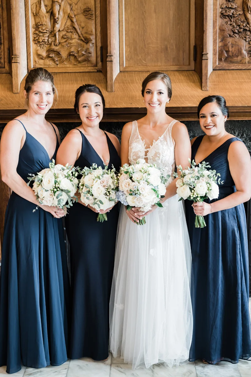 Chicago Athletic Association, Chicago, IL. Wedding photography by Two Birds Photography. Classic, low-key, and natural. Serving Chicago and the suburbs.