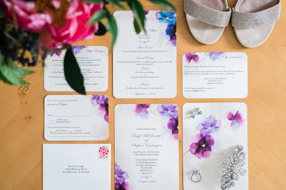The Glen Club, Glenview, IL. Wedding photography by Two Birds Photography. Classic, low-key, and natural. Serving Chicago and the suburbs.
