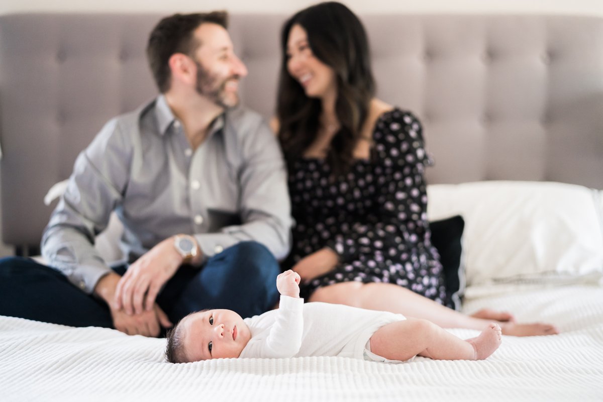 Newborn baby portrait photography by Two Birds Photography. Classic, bright, and happy. Serving Chicago and the suburbs. Image copyright Two Birds Photography 2025.