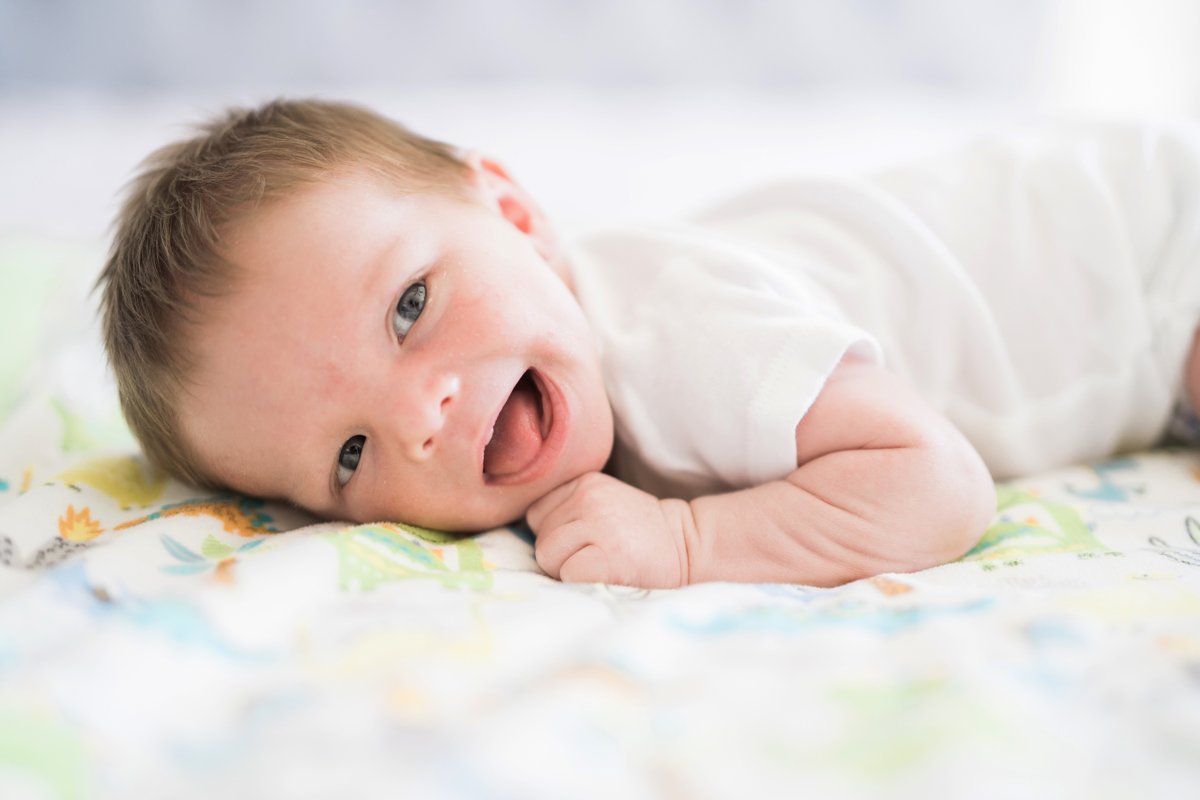 Newborn baby portrait photography by Two Birds Photography. Classic, bright, and happy. Serving Chicago and the suburbs. Image copyright Two Birds Photography 2025.