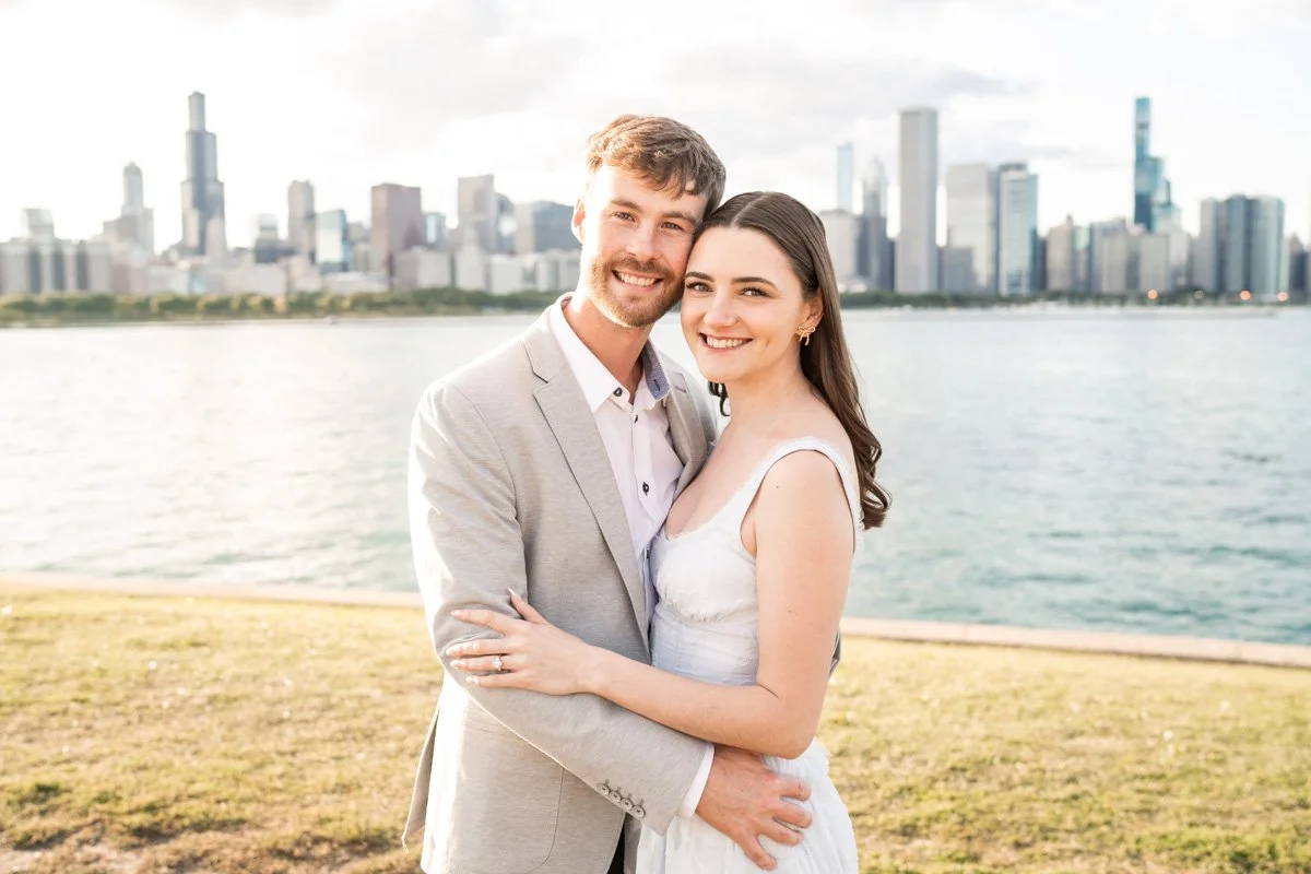 Celebrate your love with light-filled, joyful engagement portraits by Two Birds Photography. Serving Chicago and the surrounding suburbs with a heart for bright, happy moments you’ll cherish forever. © Two Birds Photography 2025.