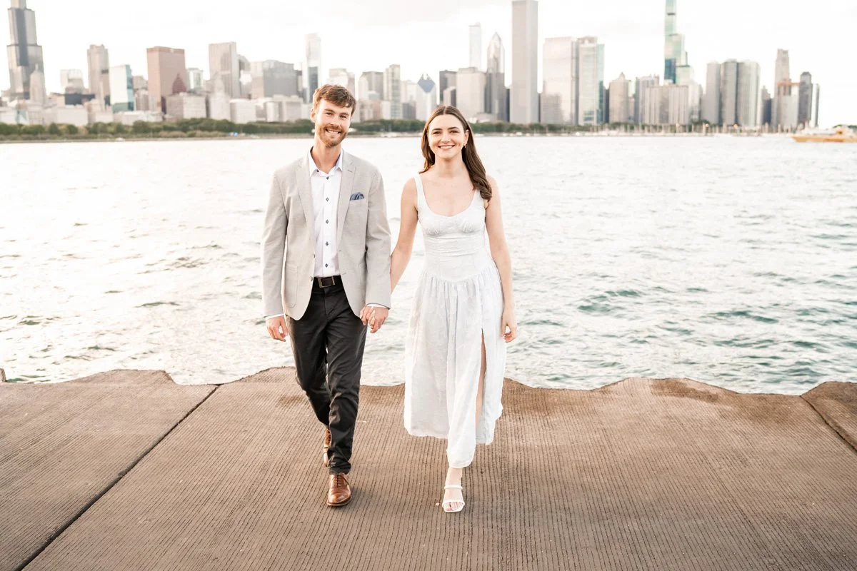 Celebrate your love with light-filled, joyful engagement portraits by Two Birds Photography. Serving Chicago and the surrounding suburbs with a heart for bright, happy moments you’ll cherish forever. © Two Birds Photography 2025.