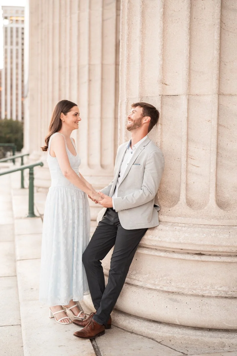 Celebrate your love with light-filled, joyful engagement portraits by Two Birds Photography. Serving Chicago and the surrounding suburbs with a heart for bright, happy moments you’ll cherish forever. © Two Birds Photography 2025.