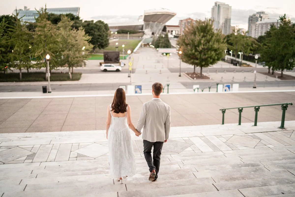 Celebrate your love with light-filled, joyful engagement portraits by Two Birds Photography. Serving Chicago and the surrounding suburbs with a heart for bright, happy moments you’ll cherish forever. © Two Birds Photography 2025.