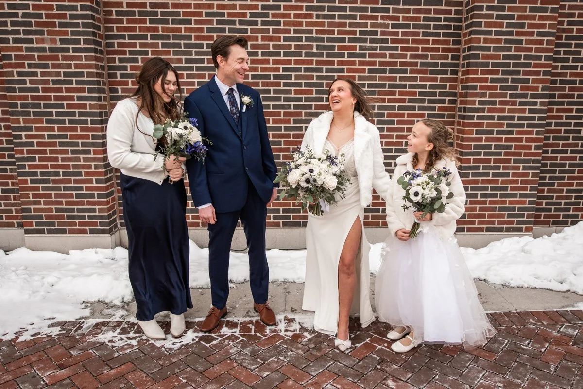  Two Birds Photography 2025 Wedding photography at Maize and Mash downtown Glen Ellyn, Illinois by Jake Moreland. 