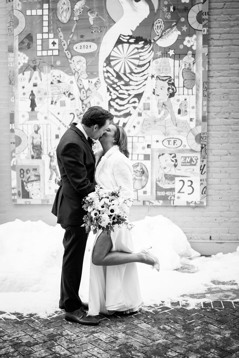  Two Birds Photography 2025 Wedding photography at Maize and Mash downtown Glen Ellyn, Illinois by Jake Moreland. 