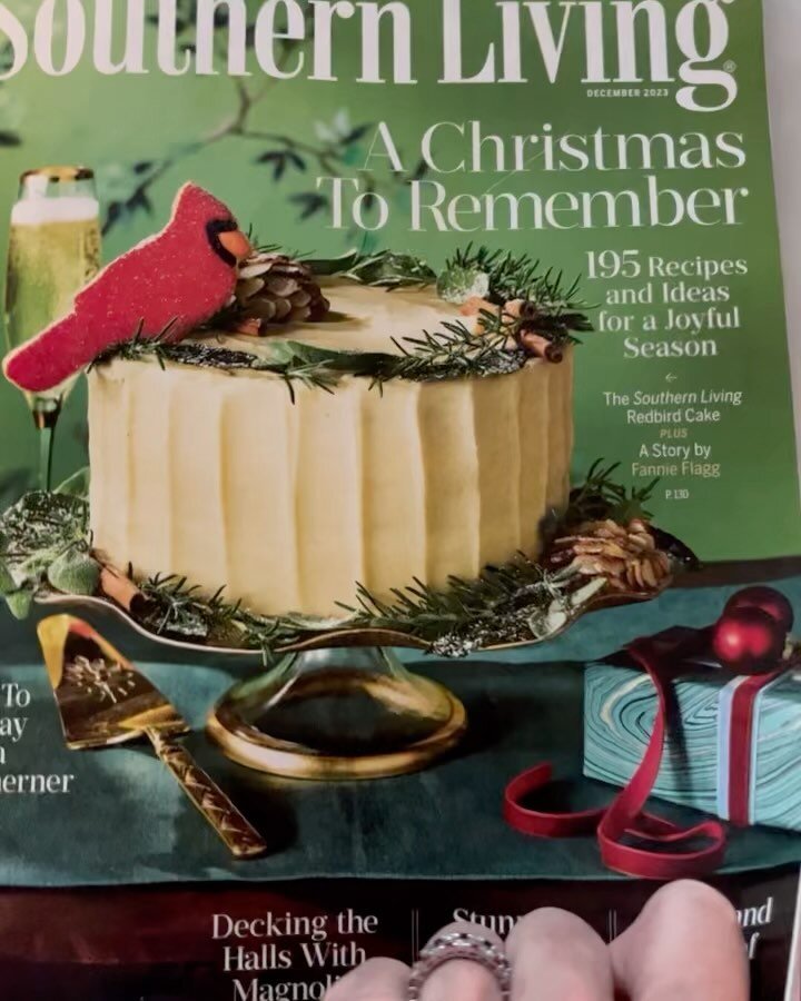 THANK YOU @southernlivingmag  and @betsycwatson for including us in your December issue, especially among all these talented artisans! Can&rsquo;t remember a time when my mom wasn&rsquo;t cutting out recipes from Southern Living magazines so this is 