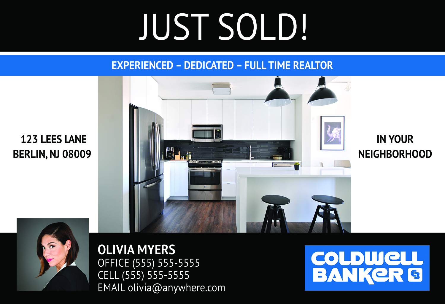"Just Sold" Postcard