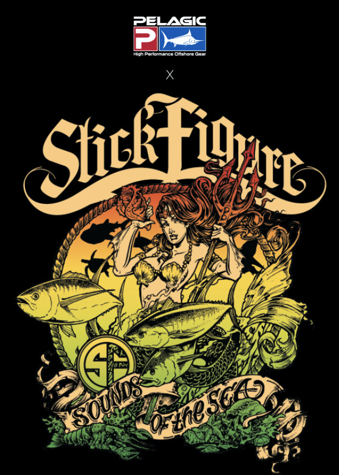 Pelagic X Stick Figure Sound Of The Sea Collection Stick Figure Is getting closer (mm, mm) then why does it feel so cold? pelagic x stick figure sound of the