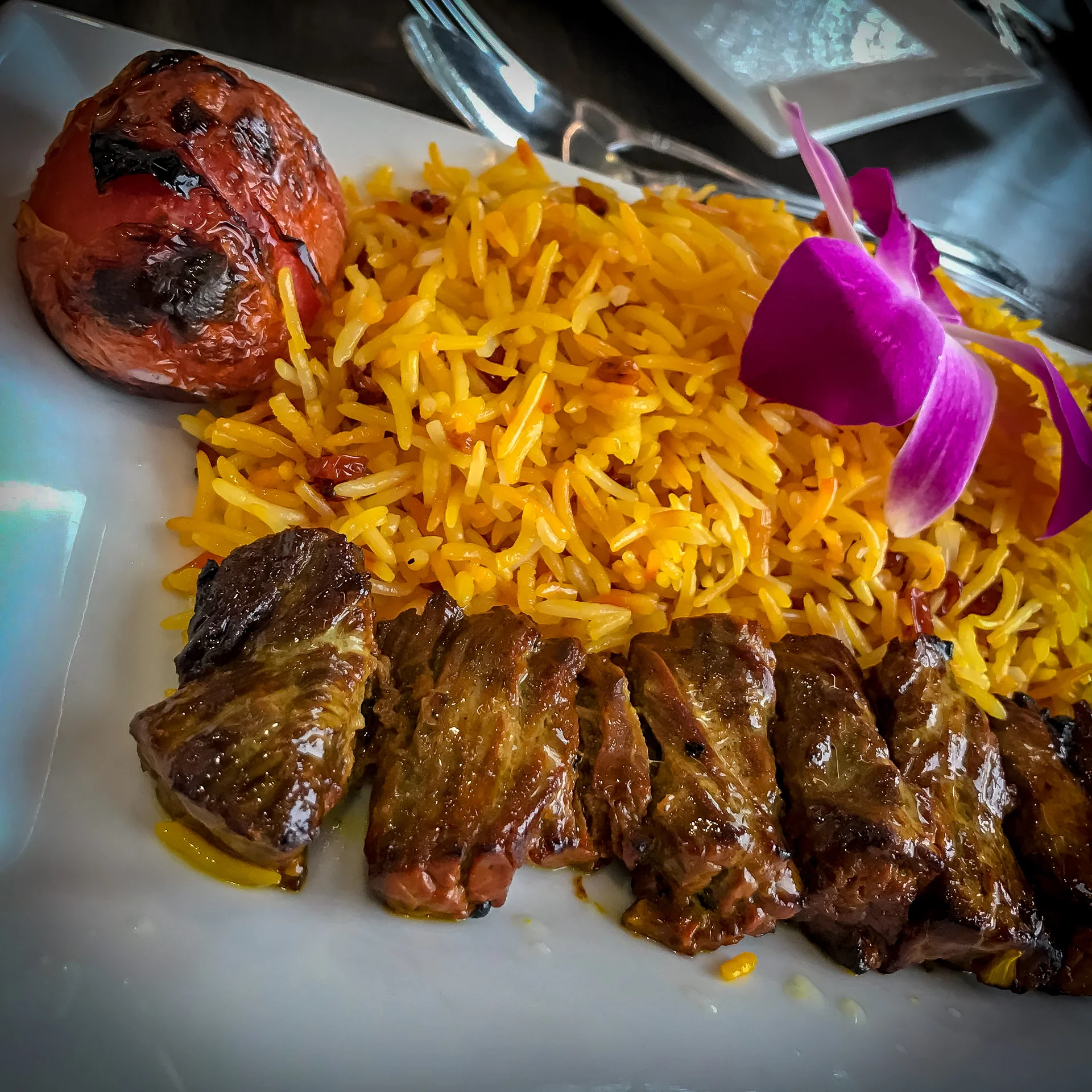 Kabob Torsh at Amoo's Restaurant